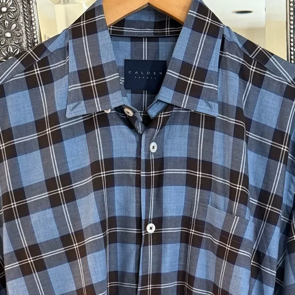 Calder Carmel 100% Cotton Twill Shirt M